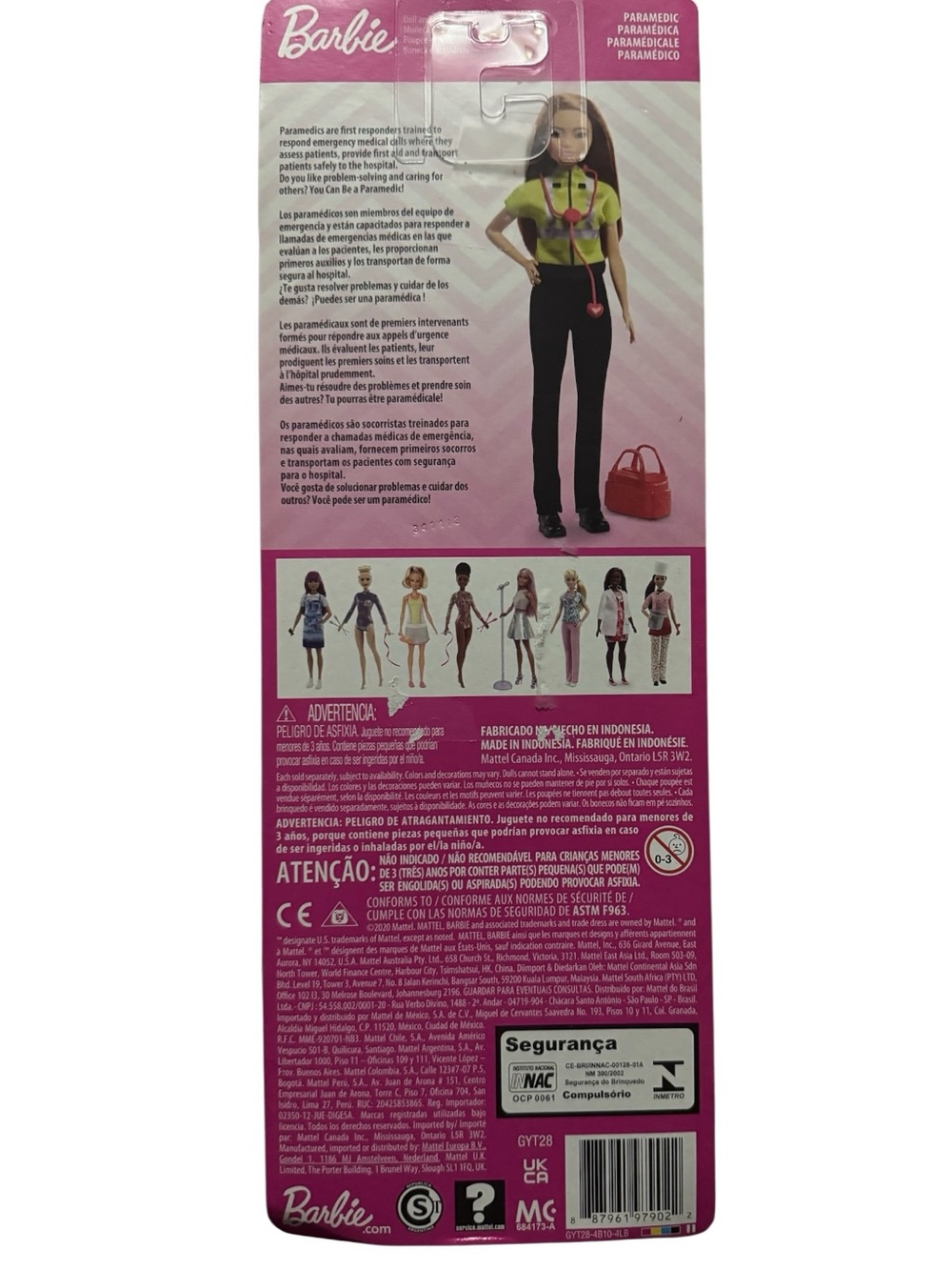 Barbie Paramedic 
Petite Fashion Doll - Picture 6 of 7
